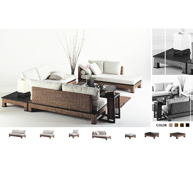WATER HYACINTH SOFA SET