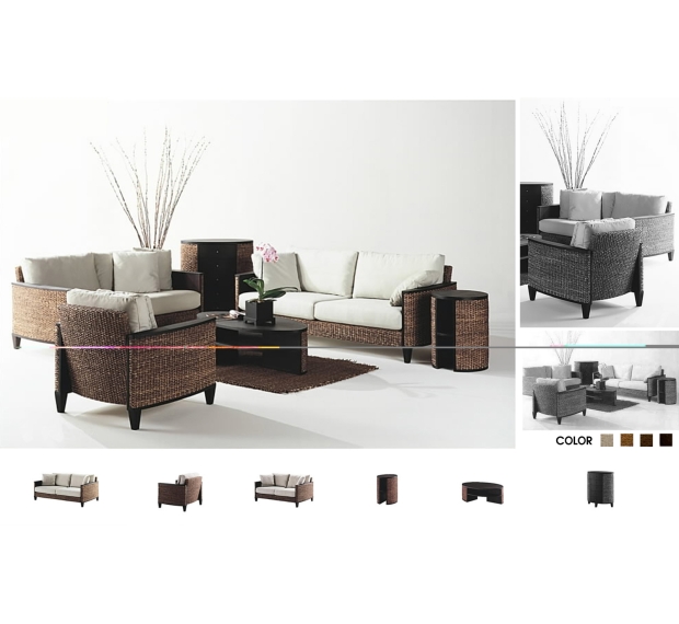 WATER HYACINTH SOFA SET