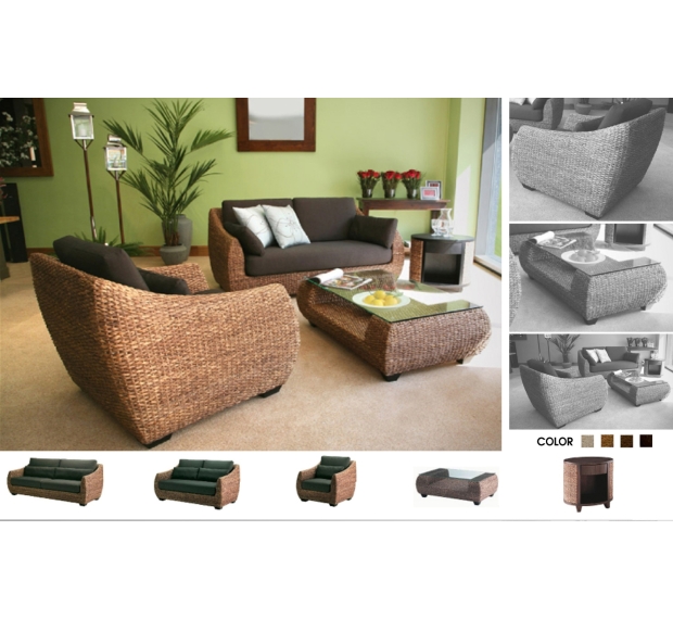 WATER HYACINTH SOFA SET