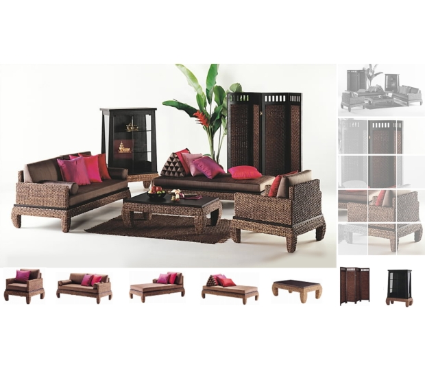 WATER HYACINTH SOFA SET