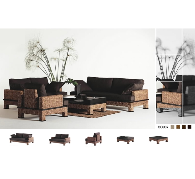 WATER HYACINTH SOFA SET 
