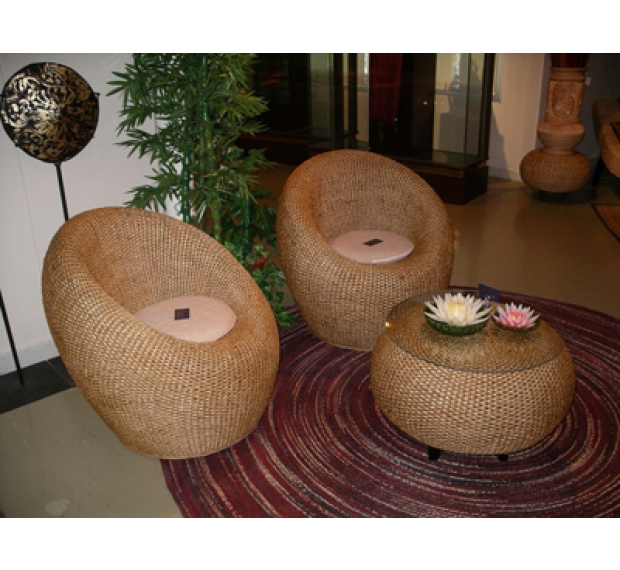 WATER HYACINTH SOFA SET