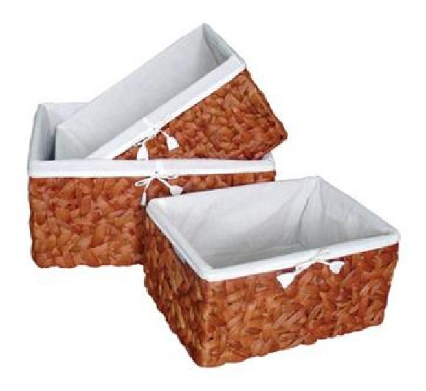 WATER HYACINTH BASKET - SET OF 3
