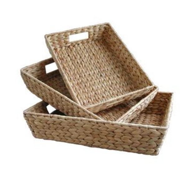WATER HYACINTH BASKET - SET OF 3