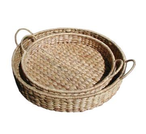WATER HYACINTH BASKET - SET OF 2