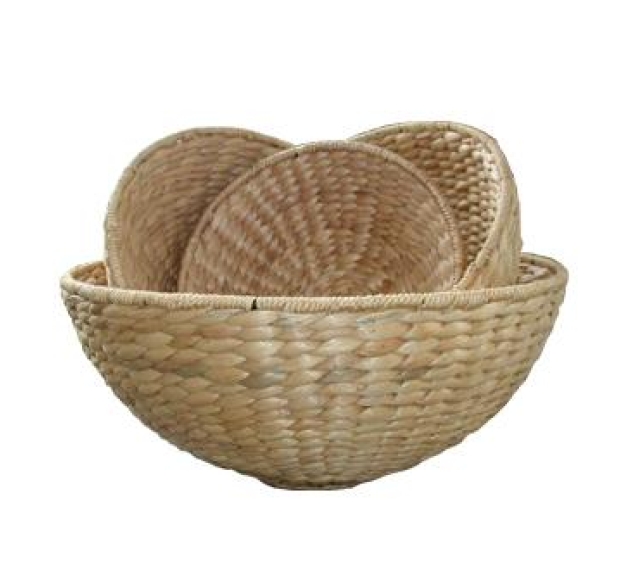WATER HYACINTH BASKET - SET OF 4