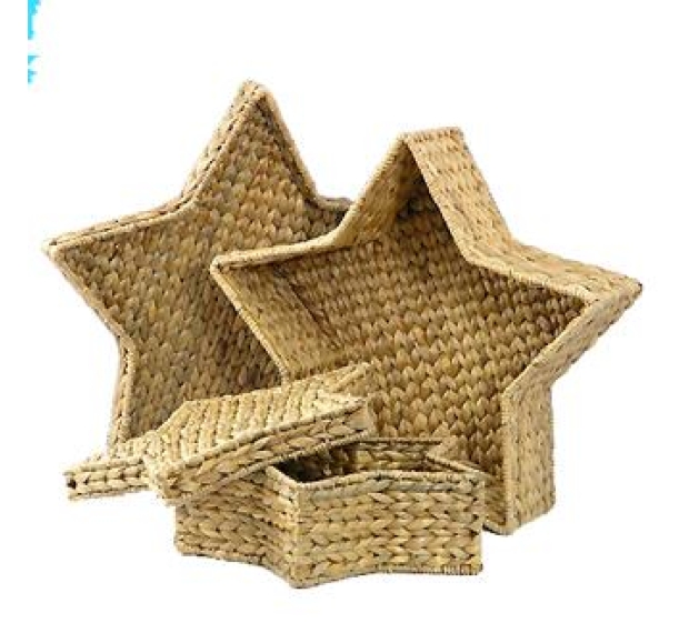 WATER HYACINTH BASKET - SET OF 3