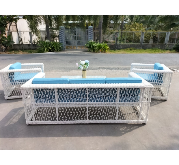 POLY RATTAN SOFA SET