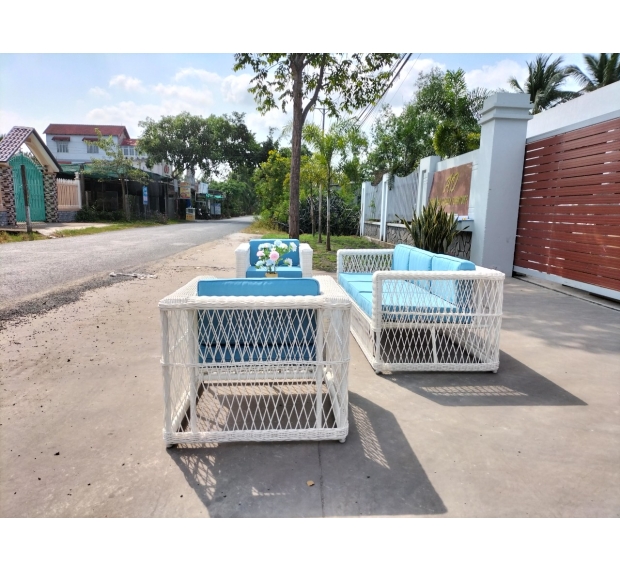 POLY RATTAN SOFA SET