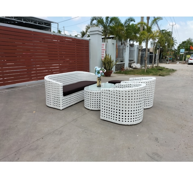 POLY RATTAN SOFA SET 