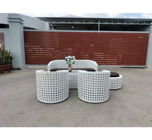 POLY RATTAN SOFA SET 