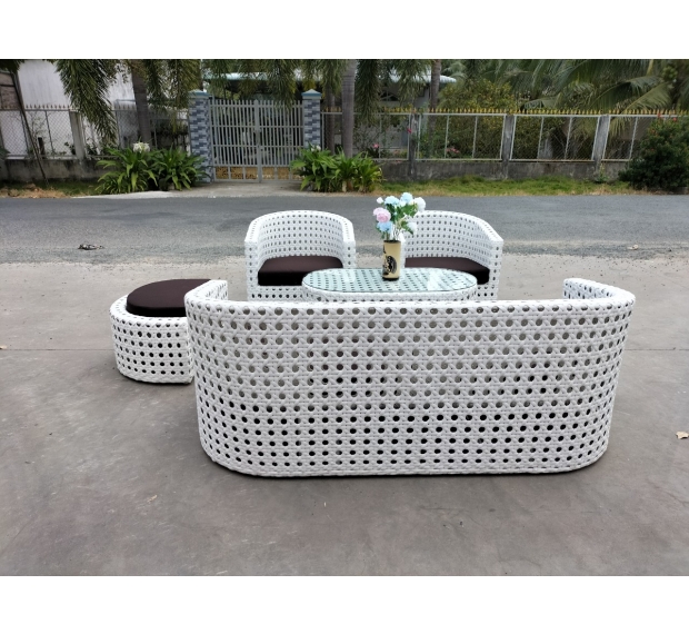 POLY RATTAN SOFA SET 