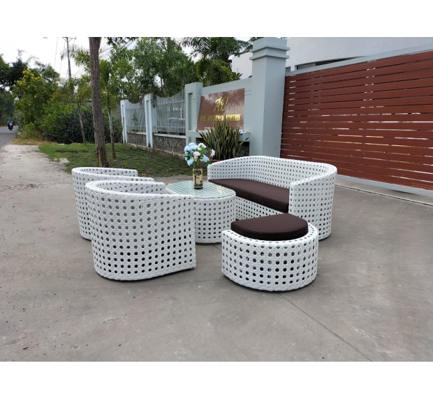 POLY RATTAN SOFA SET 