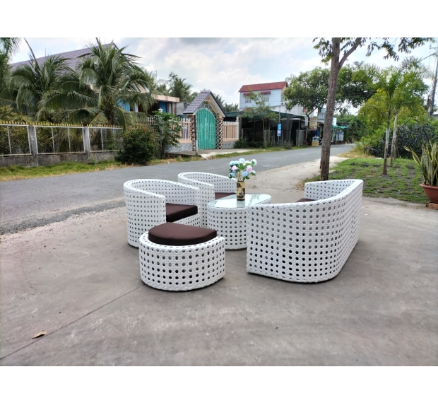 POLY RATTAN SOFA SET 