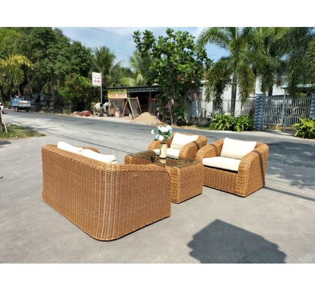 POLY RATTAN SOFA SET