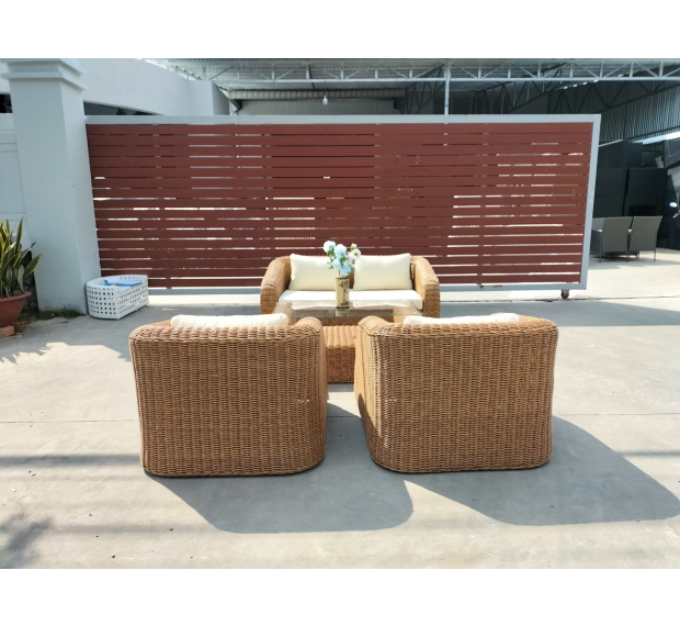 POLY RATTAN SOFA SET