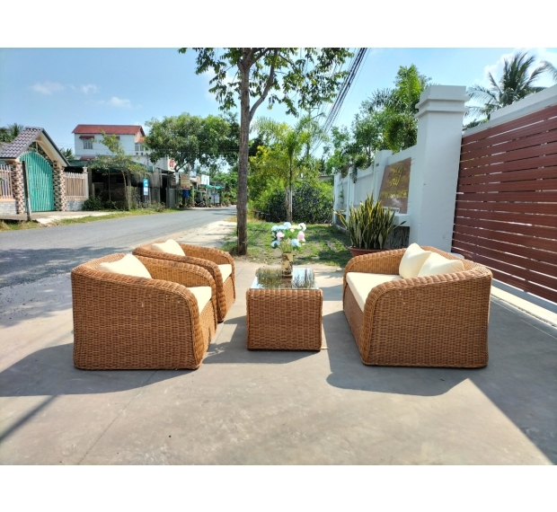 POLY RATTAN SOFA SET