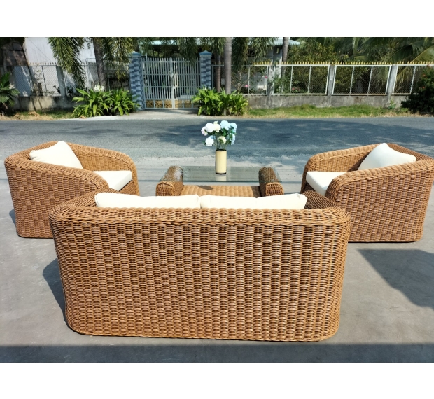 POLY RATTAN SOFA SET