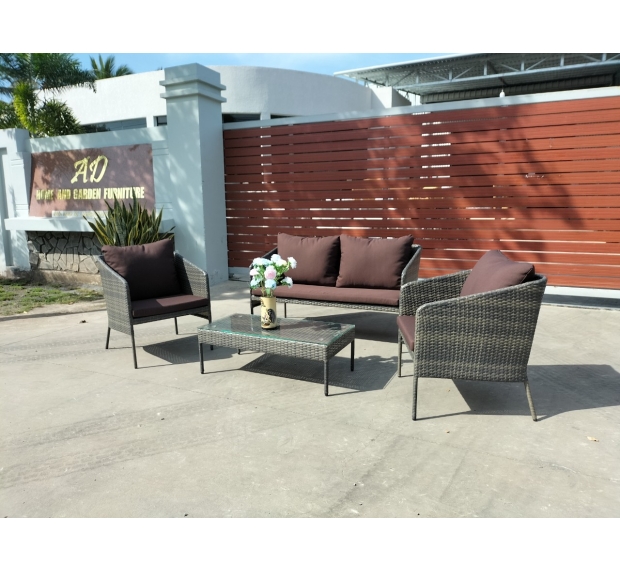 POLY RATTAN SOFA SET  