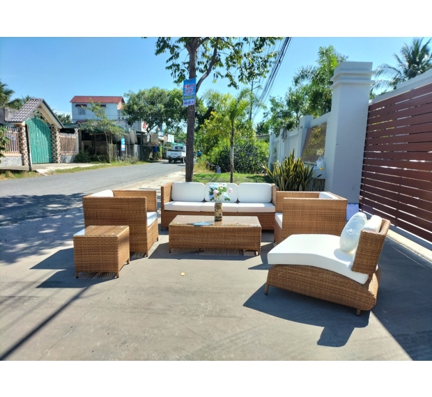 POLY RATTAN SOFA SET 