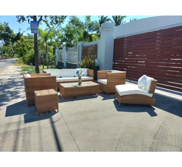 POLY RATTAN SOFA SET 