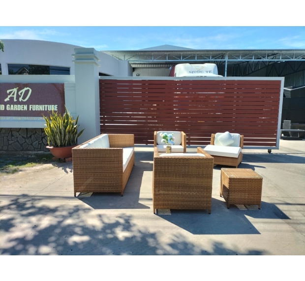 POLY RATTAN SOFA SET 