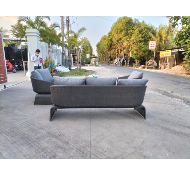 POLY RATTAN SOFA SET OF 4