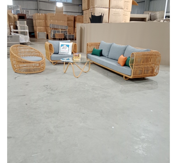 POLY RATTAN SOFA SET 