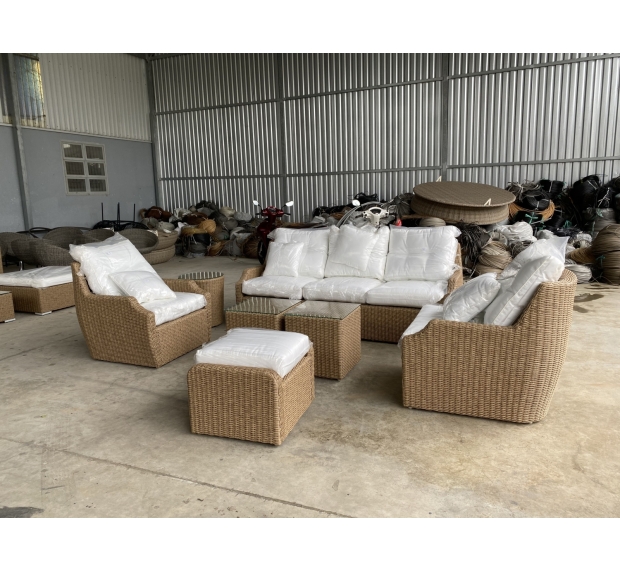 POLY RATTAN SOFA SET 