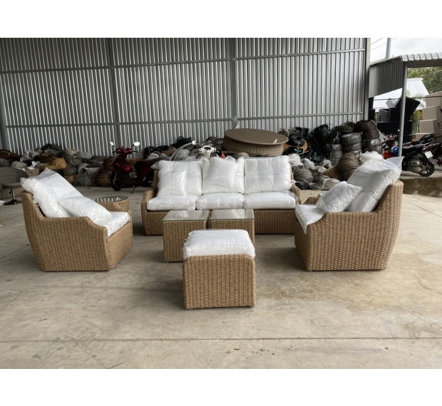 POLY RATTAN SOFA SET 