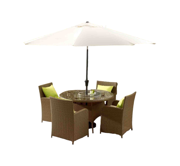 POLY RATTAN COFFEE SET