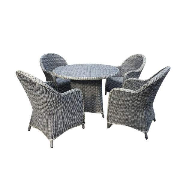 POLY RATTAN COFFEE SET