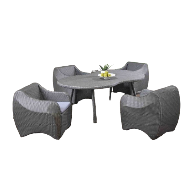 POLY RATTAN COFFEE SET