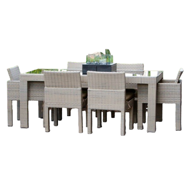 POLY RATTAN COFFEE SET