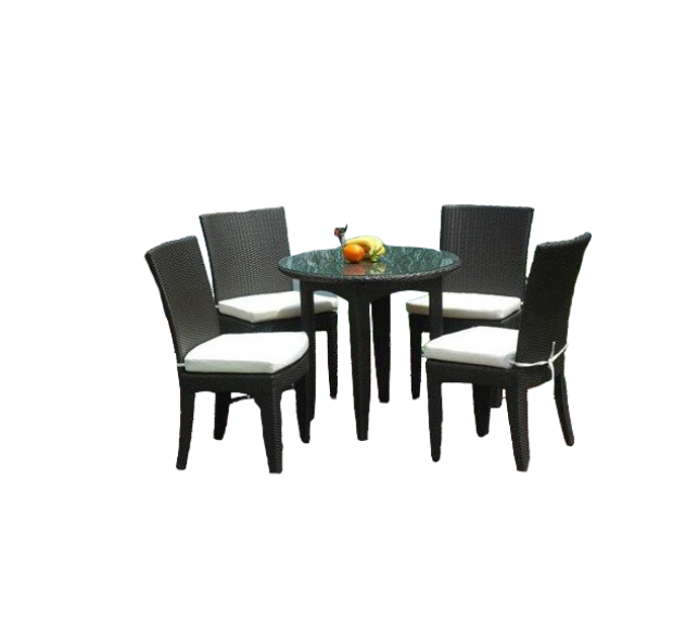 POLY RATTAN DINING SET